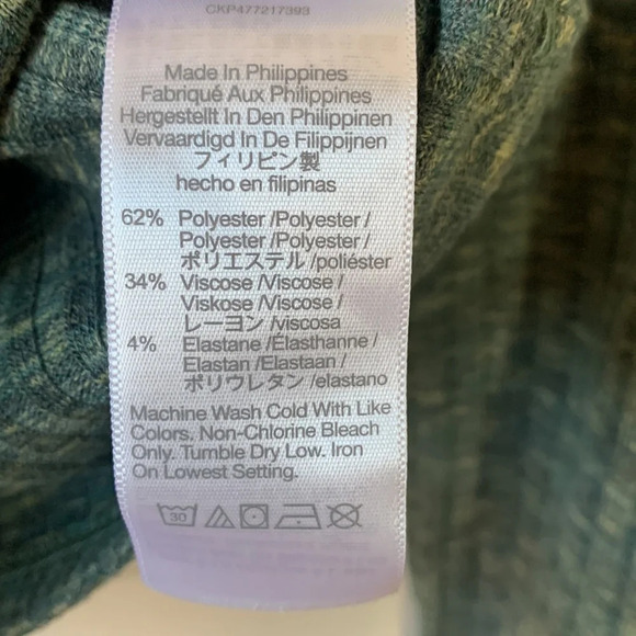 Madewell turtleneck Cropped long sleeves tee- shirt Medium - Picture 4 of 6